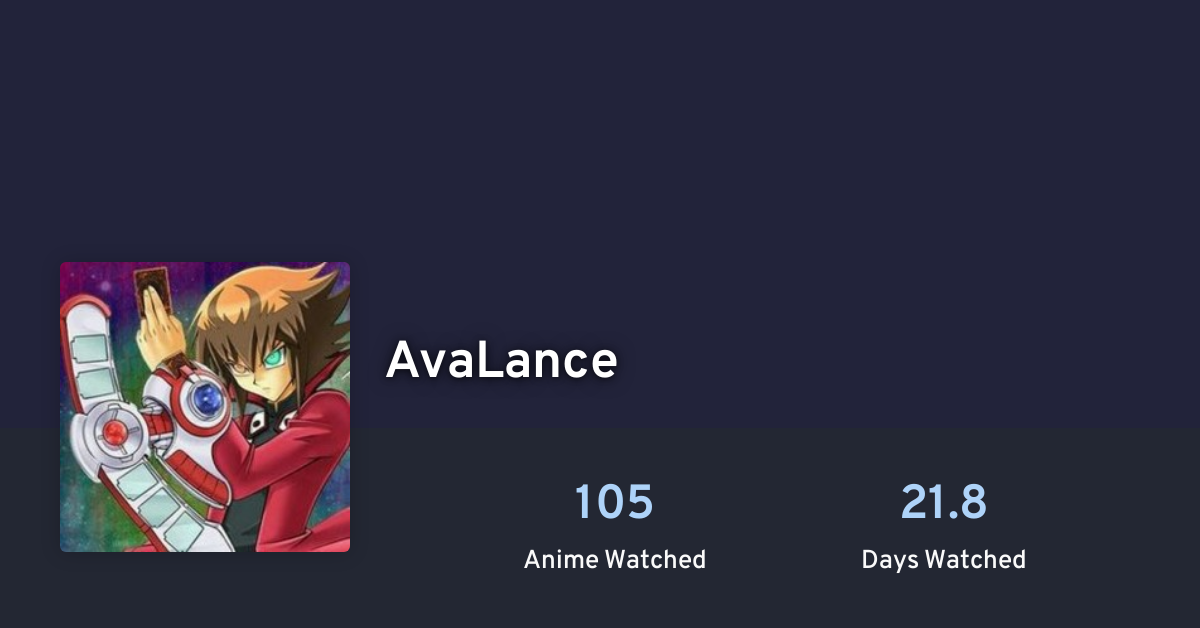 Avalance S Profile Anilist