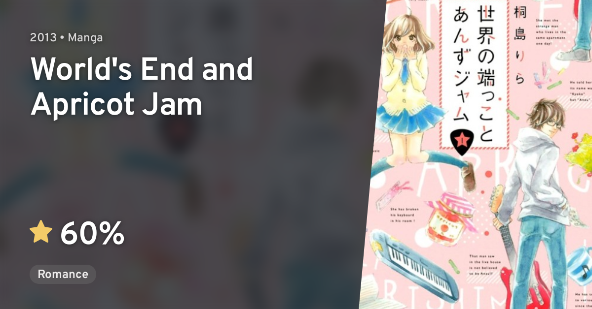 Sekai No Hashikko To Anzu Jam World S End And Apricot Jam Anilist