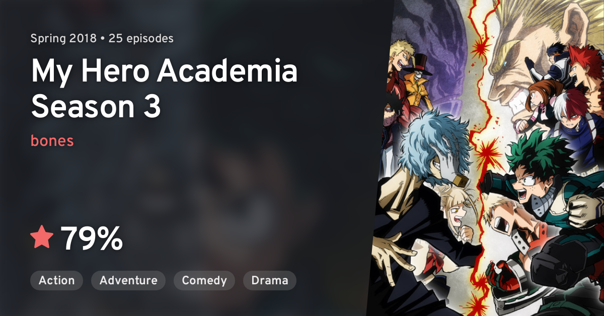 Boku no Hero Academia 3rd Season (My Hero Academia Season 3