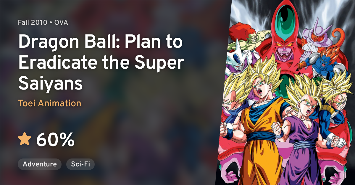 Dragon Ball Z: Plan to Destroy the Saiyajin