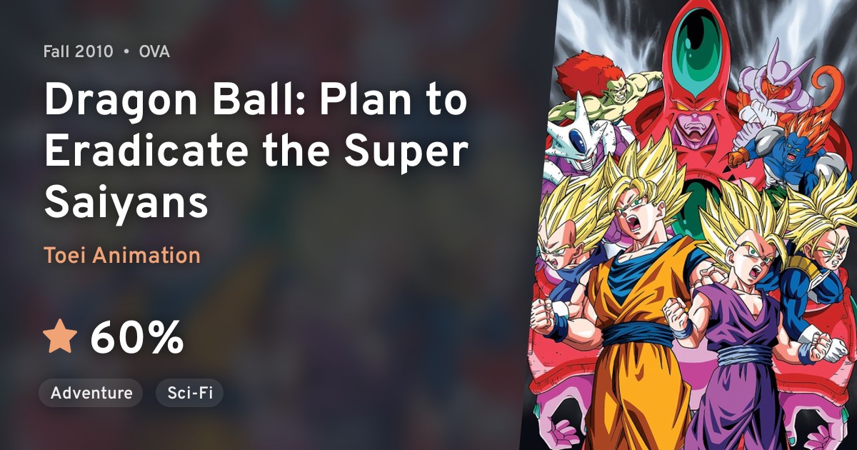 Dragon Ball: Plan to Destroy the Saiyajin