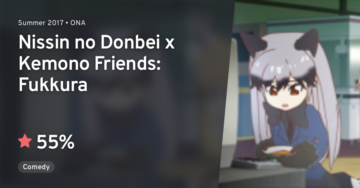 Nissin No Donbei X Kemono Friends Fukkura Anilist