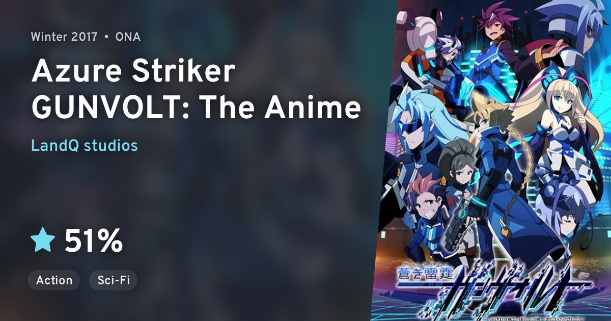 Armed Blue Gunvolt Azure Striker Gunvolt Anilist
