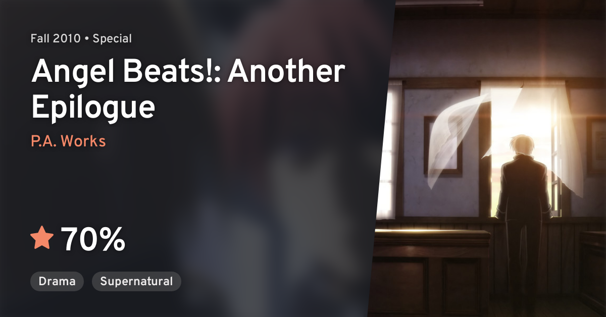 Udholde Kriminel Charlotte Bronte Angel Beats!: Another Epilogue · AniList