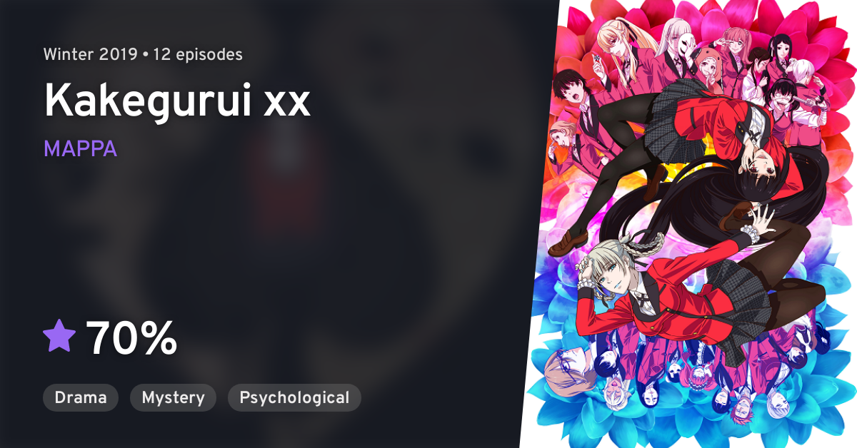 Review  Kakegurui xx (Netflix) - 8Bit/Digi