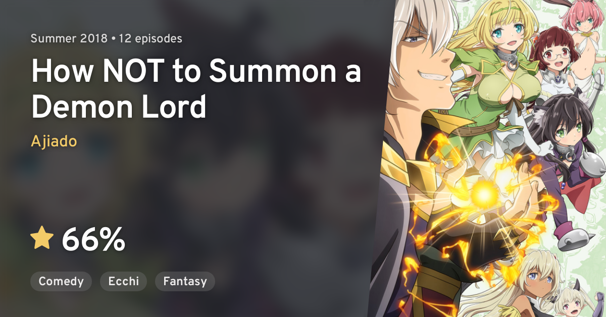 How NOT to Summon a Demon Lord Isekai Maou to Shoukan Shoujo Dorei