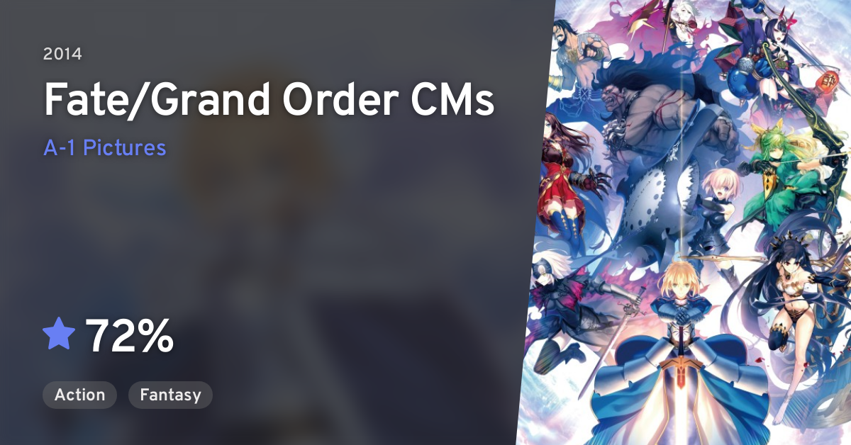 Fate Grand Order Cms Anilist