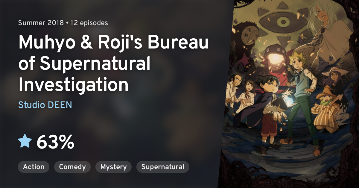 Muhyo to Rouji no Mahouritsu Soudan Jimusho (Muhyo & Roji's Bureau of  Supernatural Investigation) · AniList