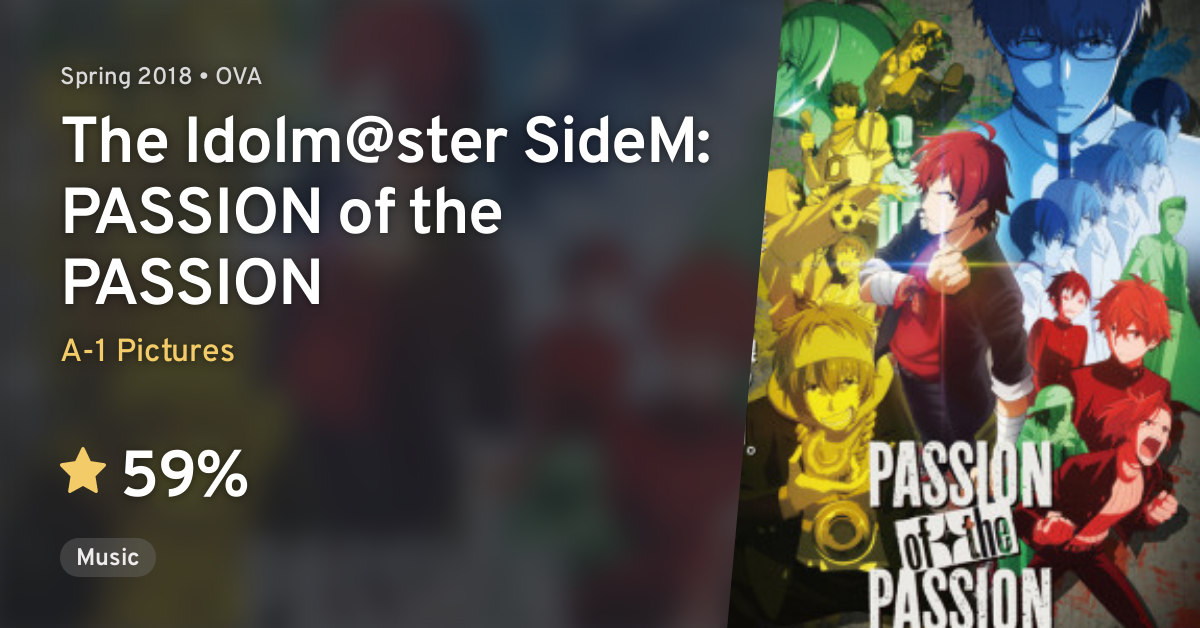 The Idolm@ster SideM: PASSION of the PASSION · AniList