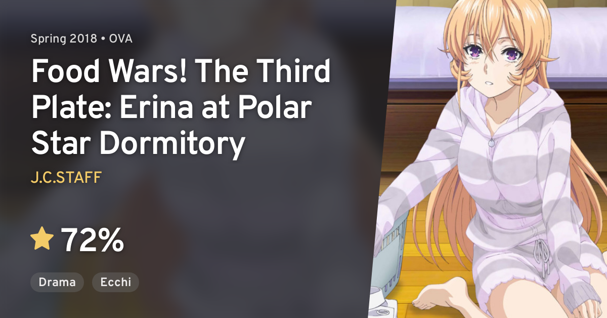 Food Wars! The Third Plate' air date news, spoilers: Erina's