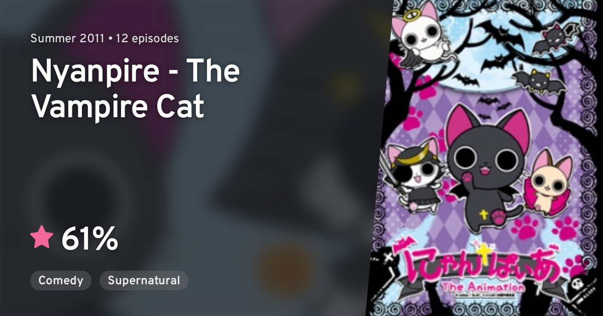 Nyanpire the Animation Wallpaper: Vampire Cats - Minitokyo