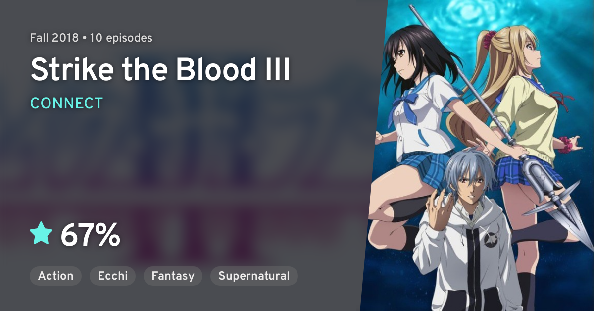 Strike the Blood III OVA Schedule Announced