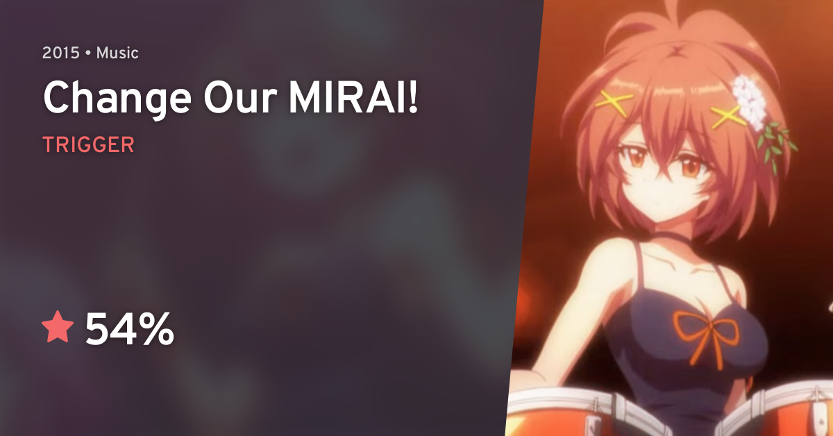 Change Our Mirai Anilist