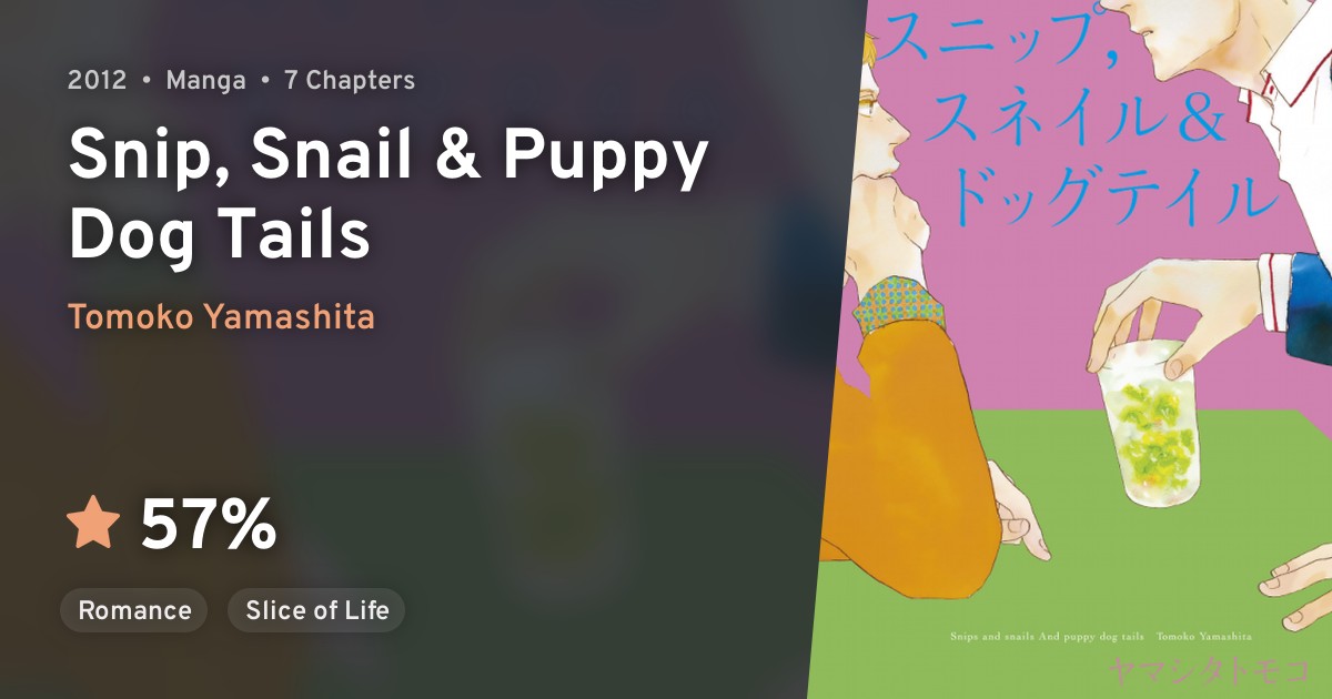 Snip, Snail & Dog Tail (Snip, Snail & Puppy Dog Tails) · AniList