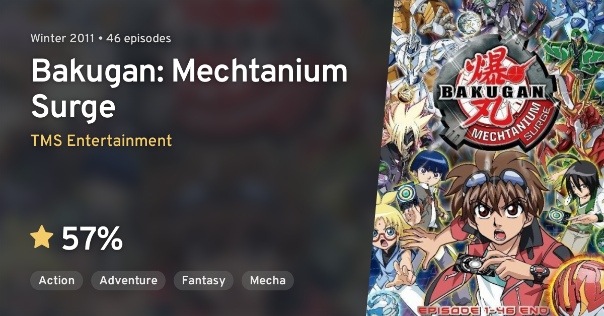 Bakugan Battle Brawlers: Mechtanium Surge Anime Reviews