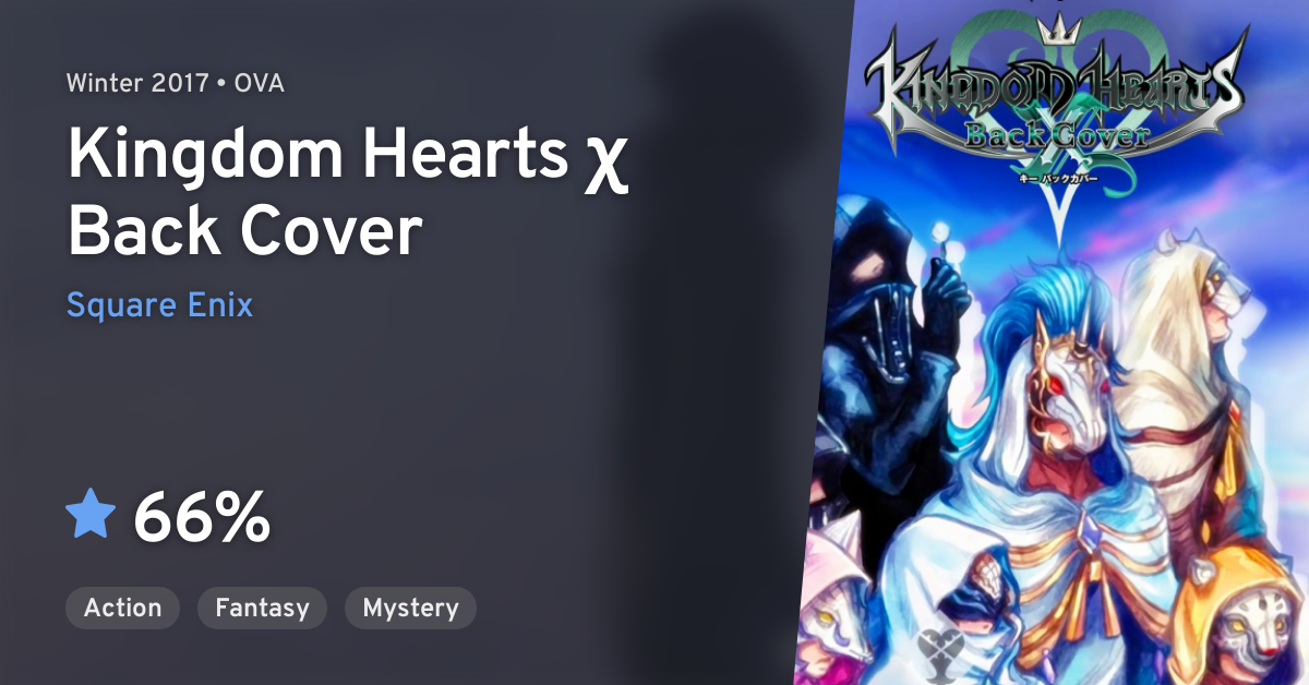 Kingdom Hearts X Back Cover Anilist