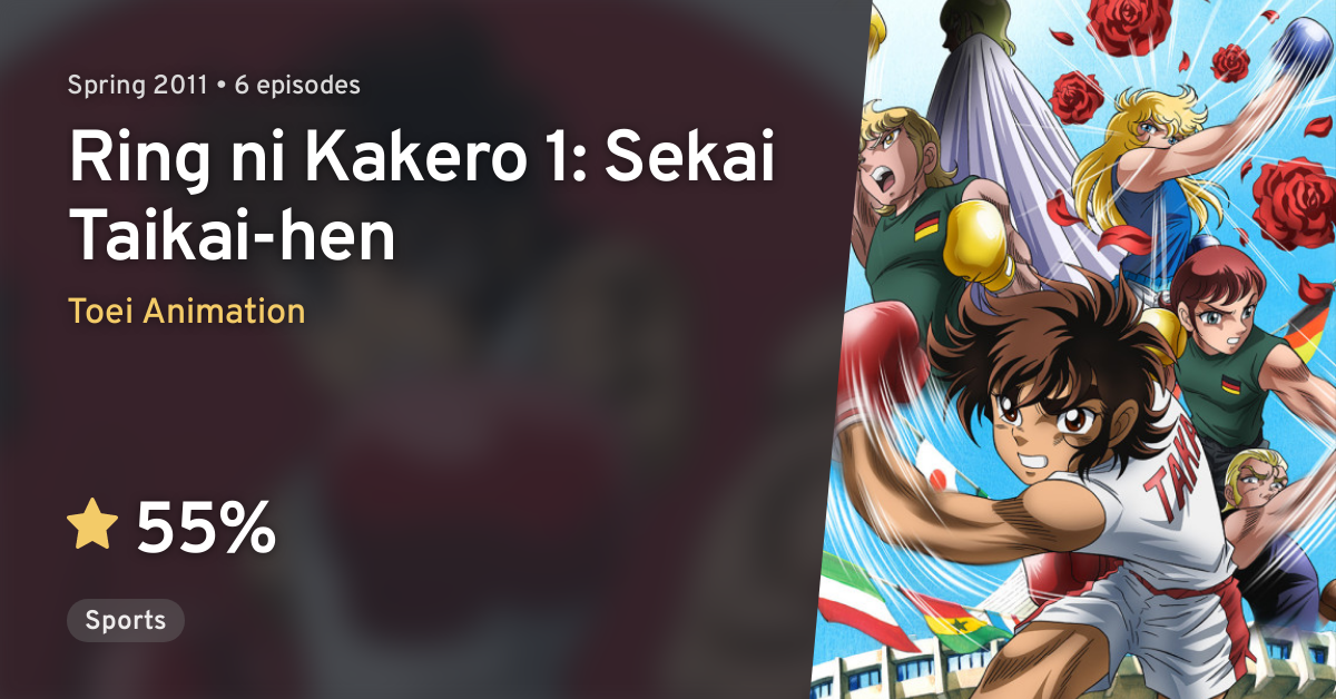 Anime Like Ring ni Kakero 1: Sekai Taikai-hen