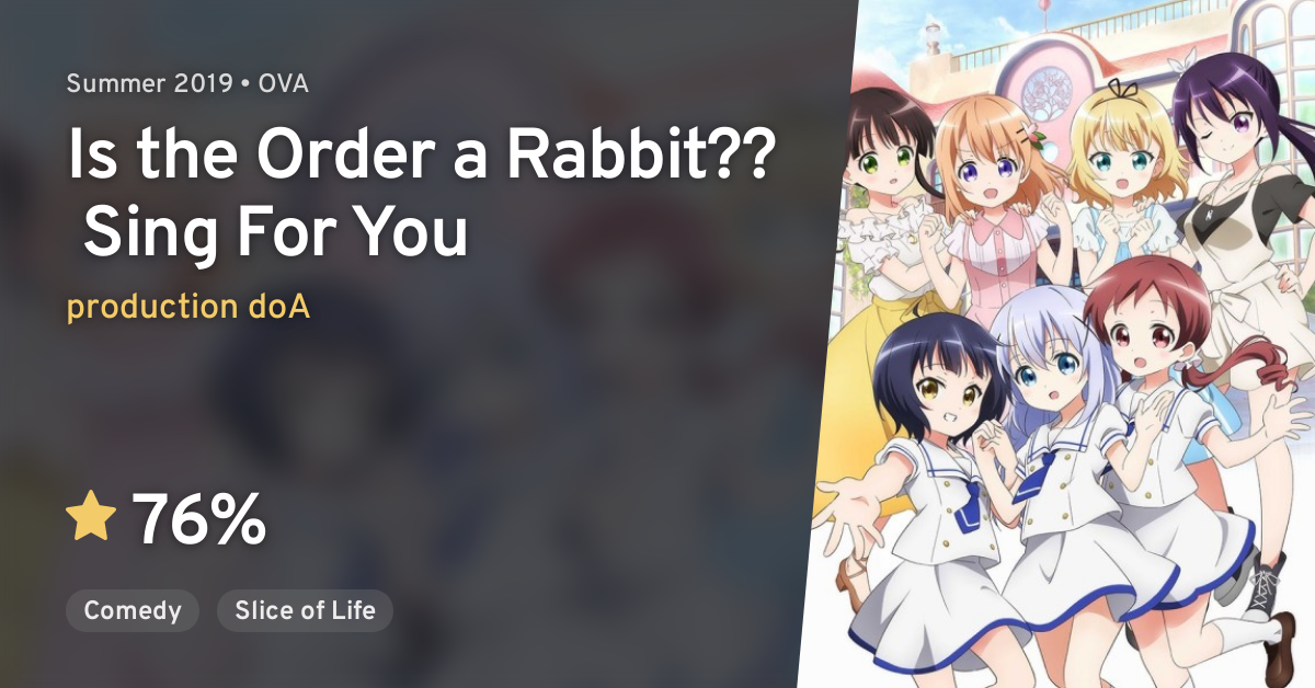 Is the order a rabbit?? Sing For You (OAV) - Anime News Network
