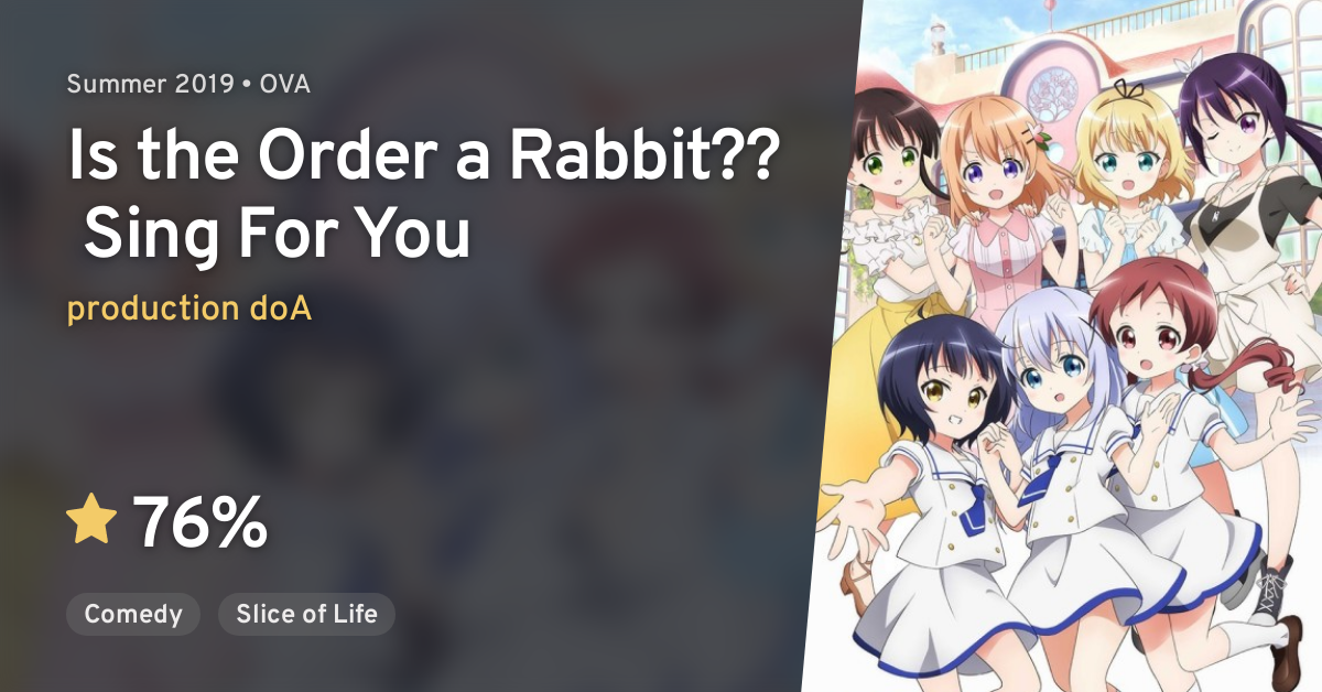 Gochuumon wa Usagi Desu ka??: Sing for You - Is the Order a Rabbit