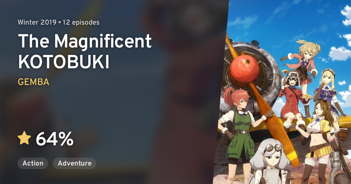 Watch The Magnificent KOTOBUKI - Crunchyroll