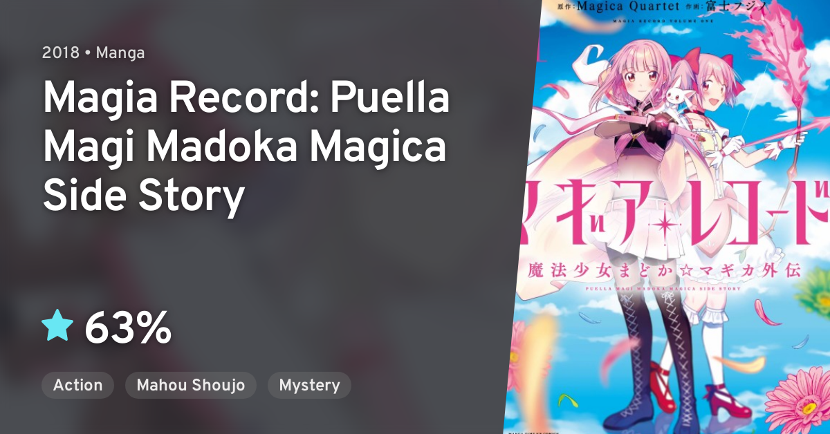 Mahou Shoujo Madoka☆Magica (Puella Magi Madoka Magica) · AniList