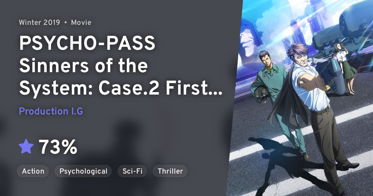 PSYCHO-PASS Sinners of the System Case 2: First Guardian
