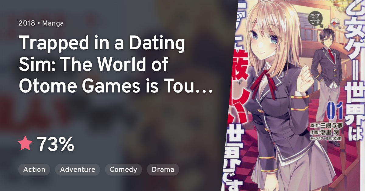 Otome Game Sekai wa Mob ni Kibishii Sekai desu (Trapped in a Dating Sim:  The World of Otome Games is Tough for Mobs) #1 ao #3 – Primeiras Impressões  - Lacradores Desintoxicados