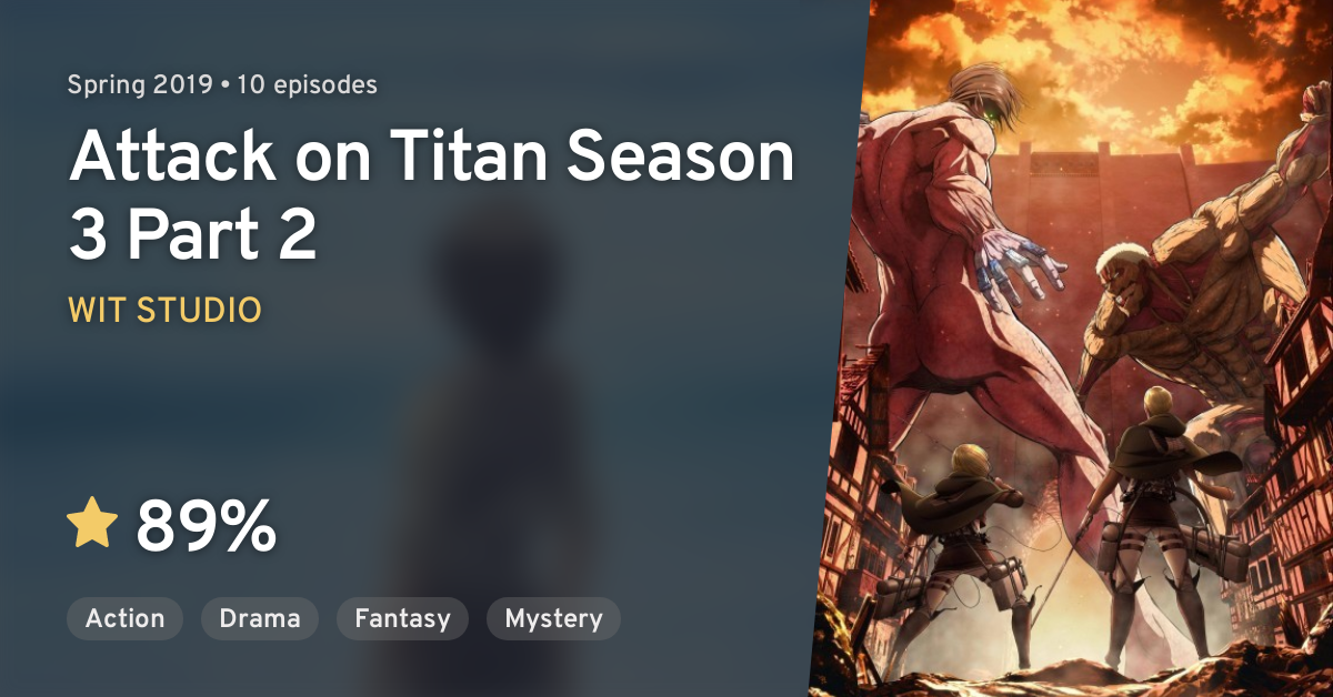 Shingeki no Kyojin Season 3 (Attack on Titan Season 3) 