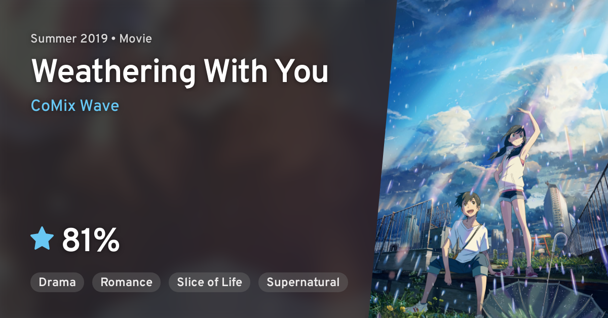 O NOVO MEGA HIT DO CRIADOR DE YOUR NAME! - Weathering with You 