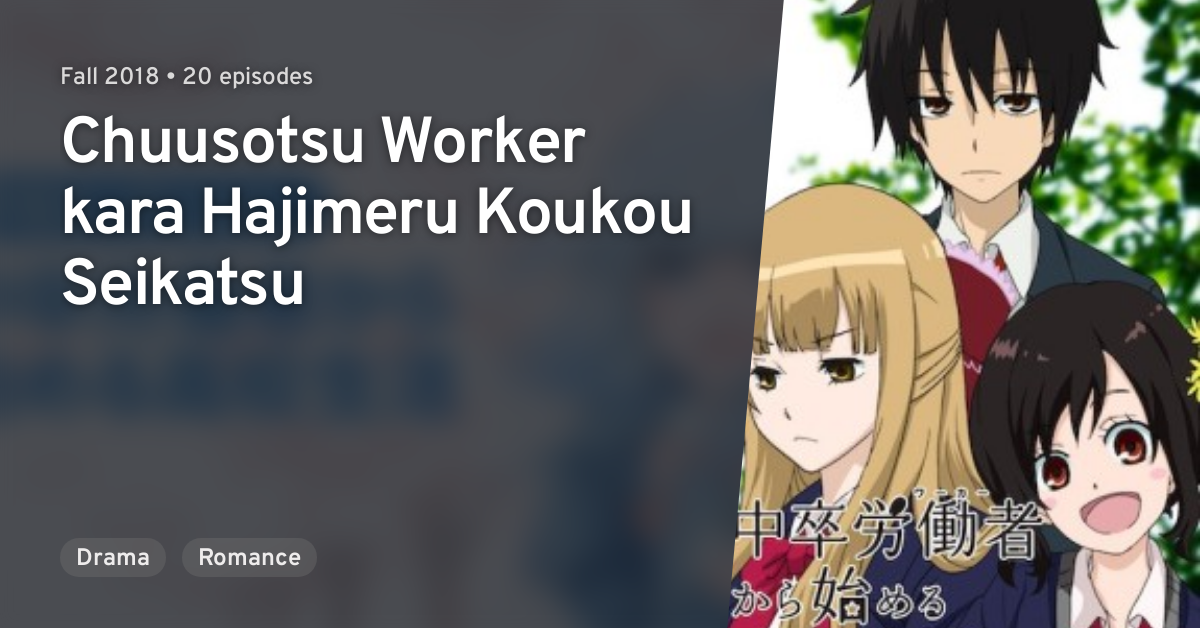 Chuusotsu Worker Kara Hajimeru Koukou Seikatsu Anilist