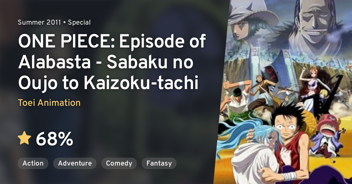 ONE PIECE: Episode of Alabasta - Sabaku no Oujo to Kaizoku-tachi