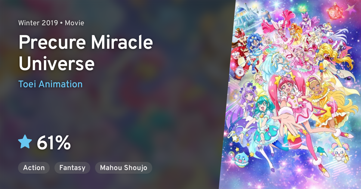 Precure Miracle Universe - Where to Watch and Stream Online