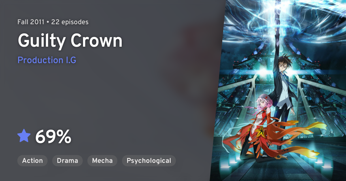 Anime Guilty Crown Facebook Cover Photo