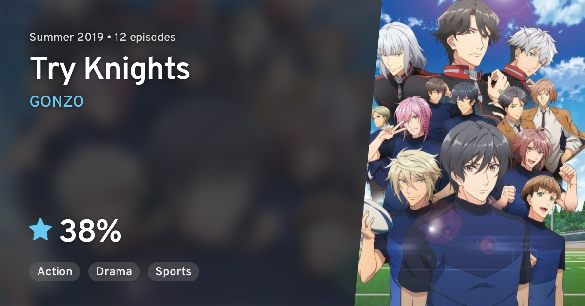 MyAnimeList.net - Rugby manga Try Knights is getting a TV