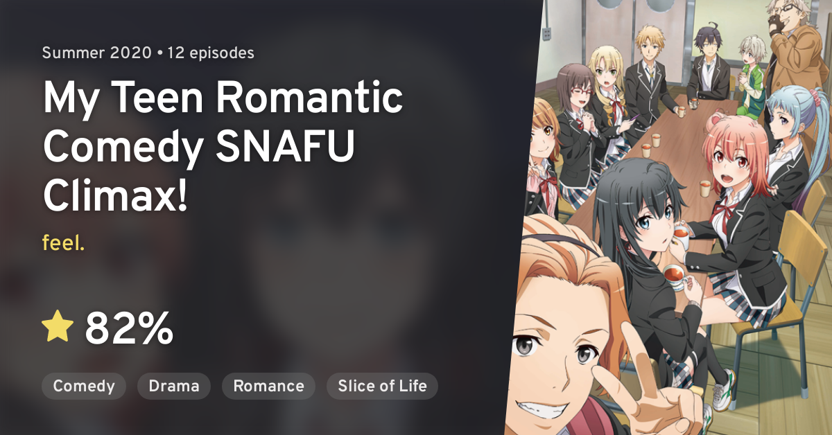 Yahari Ore no Seishun Love Come wa Machigatteiru. Kan (My Teen Romantic  Comedy SNAFU Climax!) · AniList