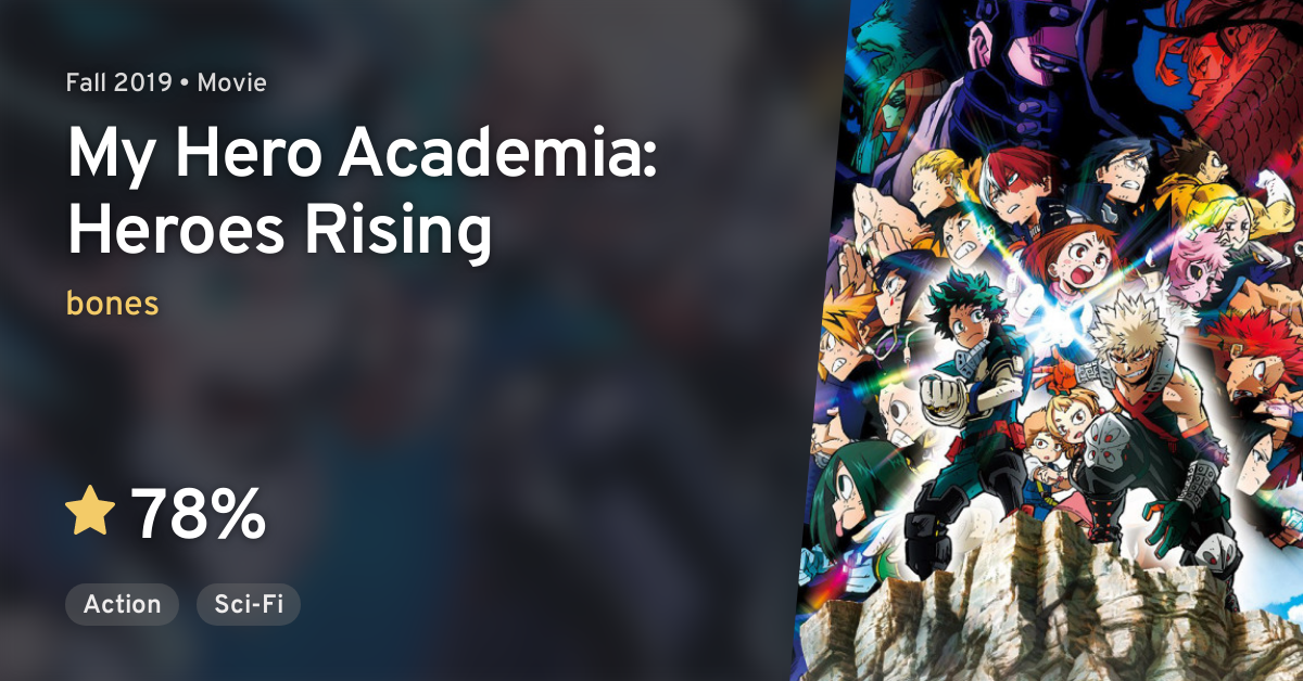 My Hero Academia Heroes Rising ganha novo cartaz