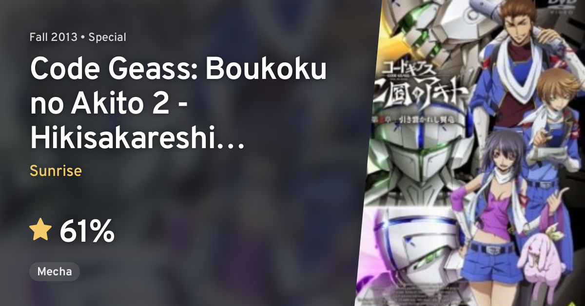 Code Geass: Boukoku no Akito 2 - Hikisakareshi Yokuryuu Picture Drama