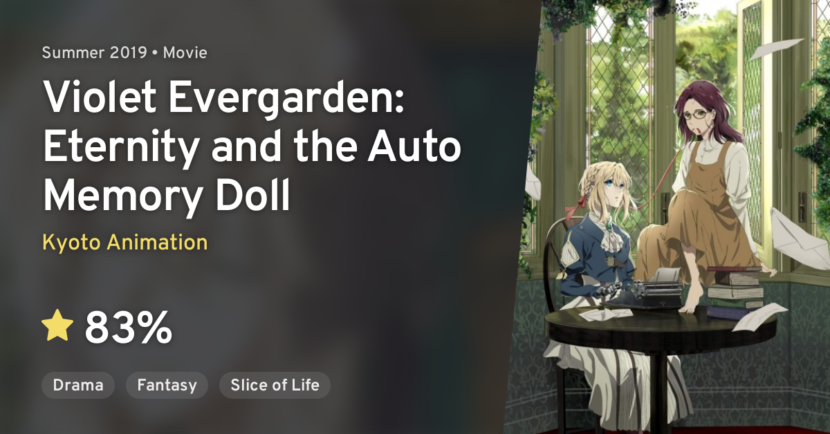 Violet Evergarden I: Eternity and the Auto Memory Doll - Movie
