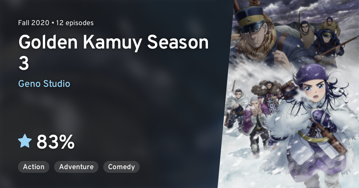 Golden Kamuy 3 (Golden Kamuy Season 3) · AniList