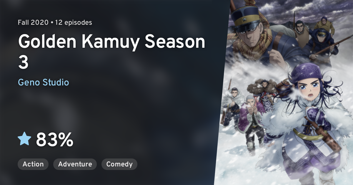 Watch golden discount kamuy season 3