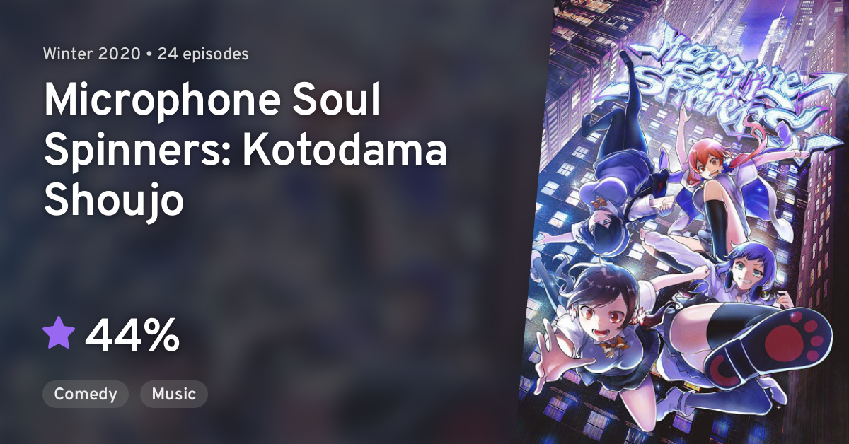 Anime Like Microphone Soul Spinners: Kotodama Shoujo