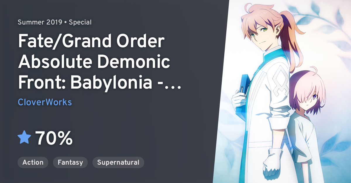 Watch Fate/Grand Order Absolute Demonic Front: Babylonia - Crunchyroll