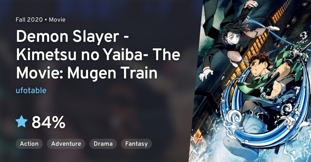 Kimetsu No Yaiba Mugen Ressha Hen Demon Slayer Kimetsu No Yaiba The Movie Mugen Train Anilist