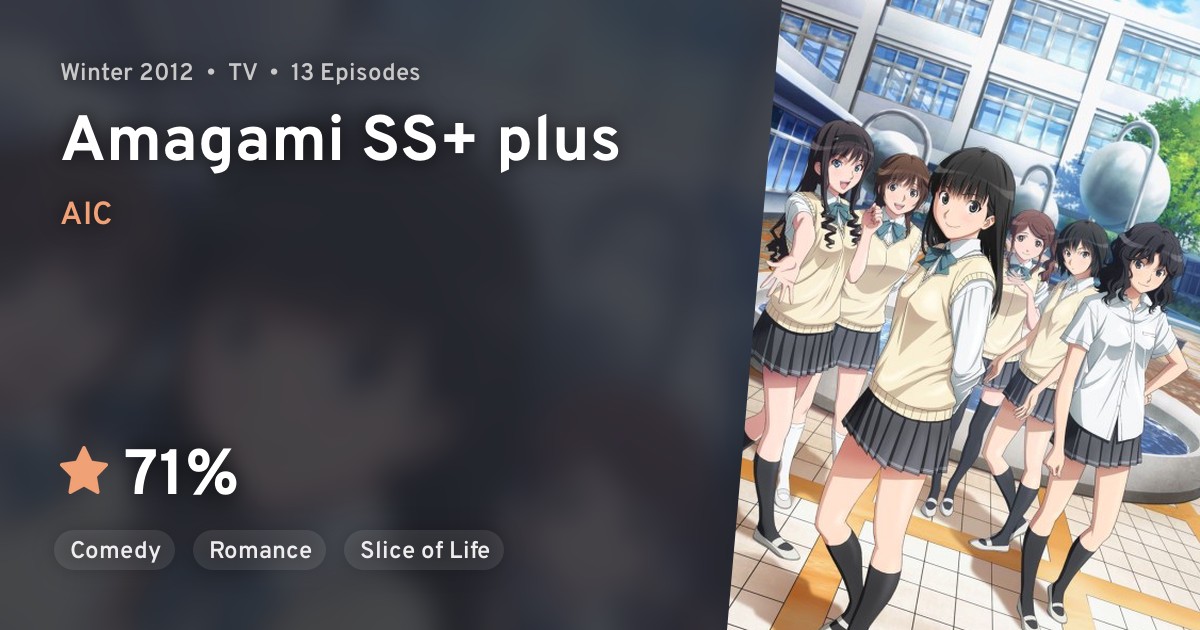 Amagami Ss Plus Anilist