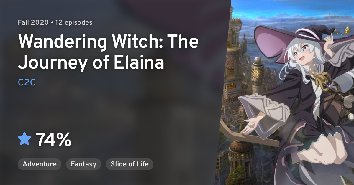 Anime Trending on X: Elaina (Wandering Witch: The Journey of