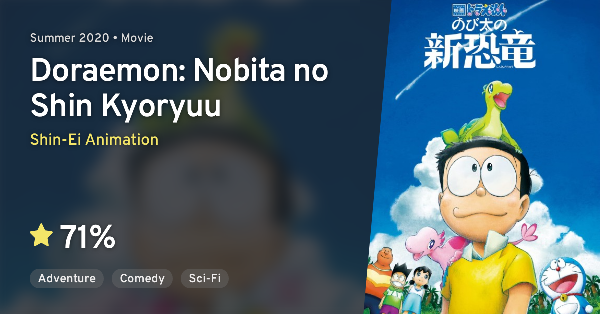 Doraemon Nobita No Shin Kyoryuu Anilist