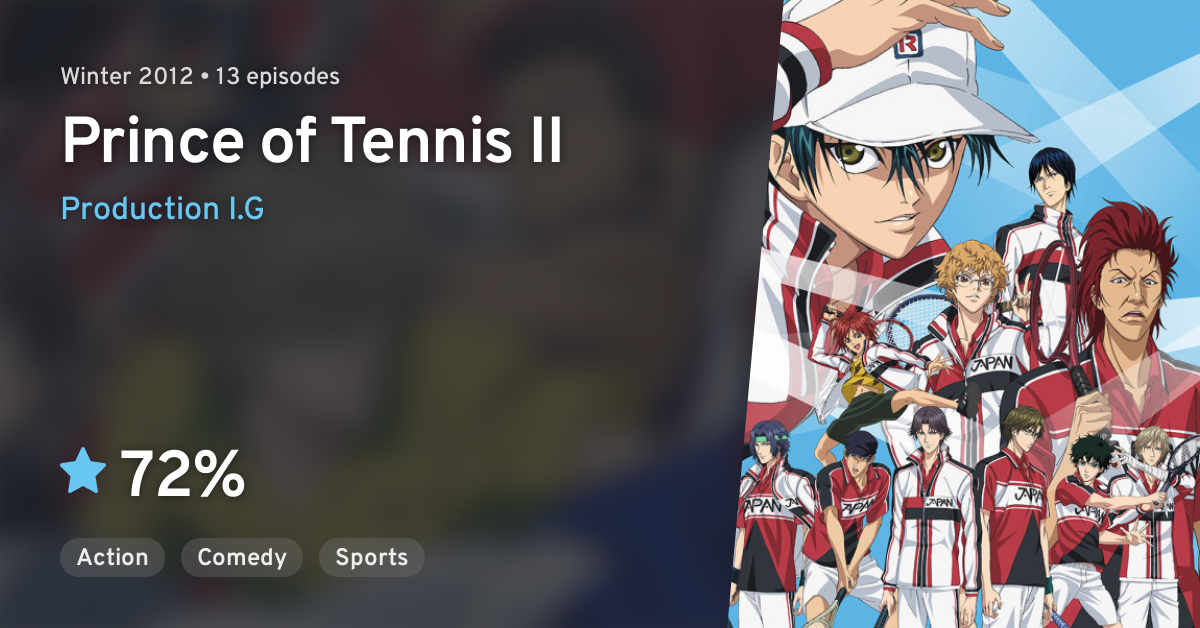 Shin Tennis No Ouji Sama Prince Of Tennis Ii Anilist