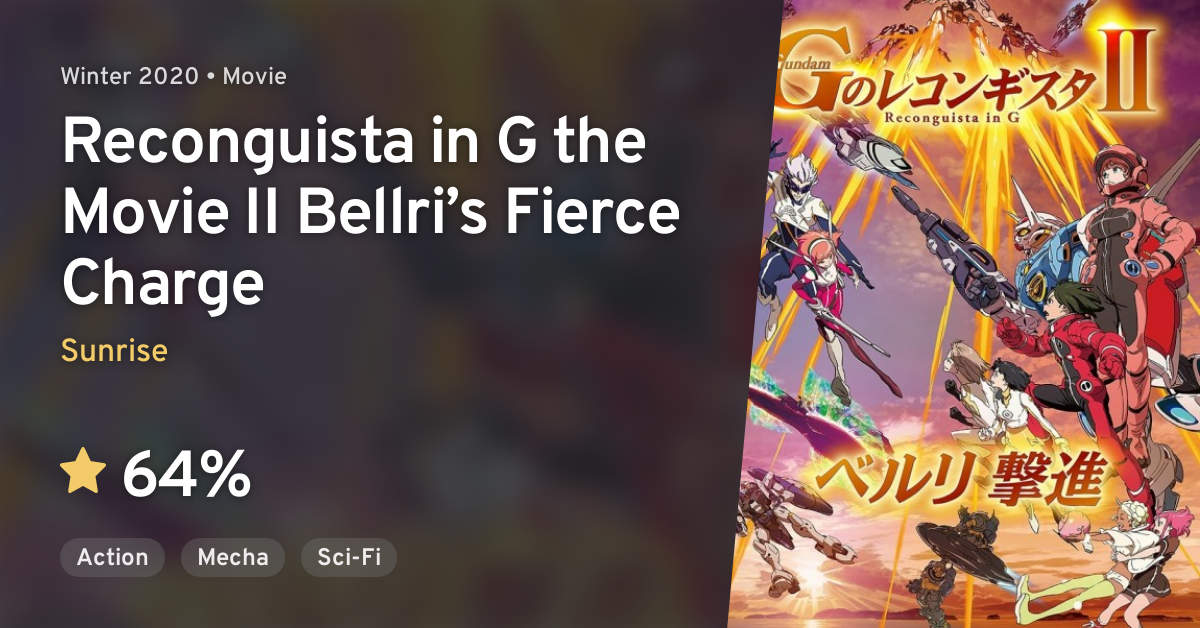 Gundam G No Reconguista Ii Bellri Gekishin Anilist