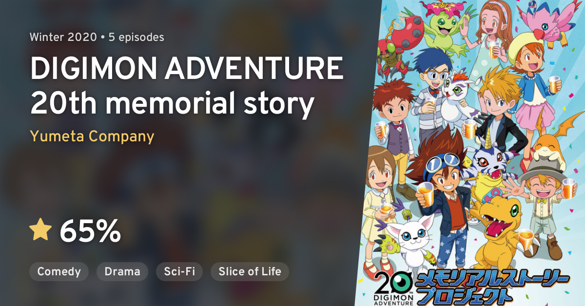 Digimon Adventure 20th Memorial Story Digimon Adventure 20th Memorial