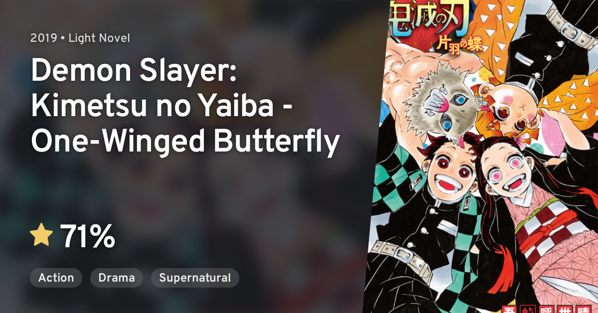 Demon Slayer: Kimetsu no Yaiba―One-Winged Butterfly by Aya Yajima